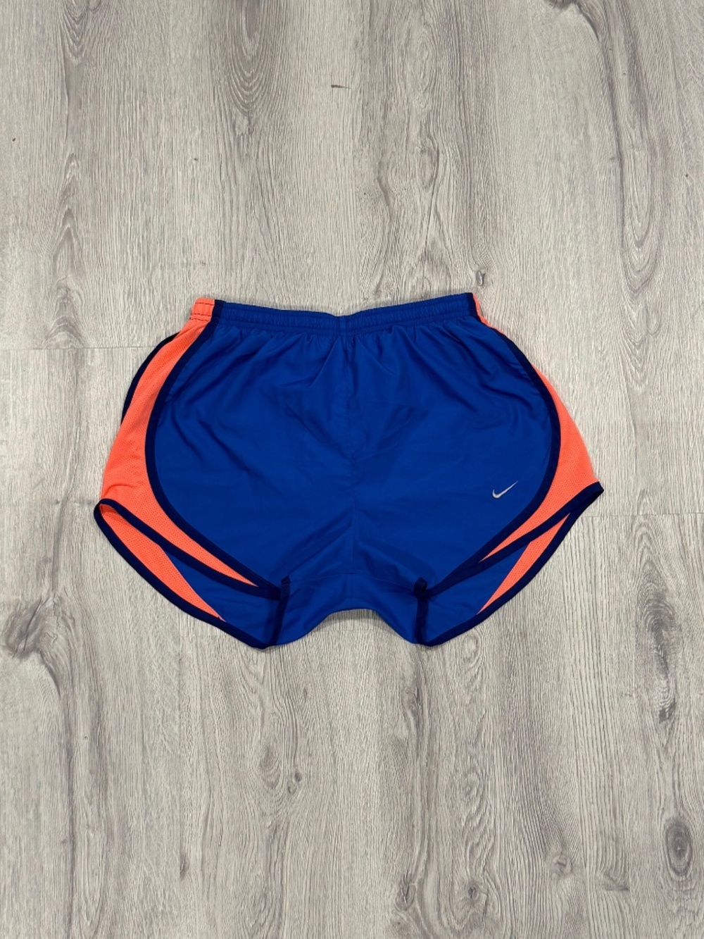 Nike Tempo Women’s Running Shorts - Blue & Peach - Size Small.